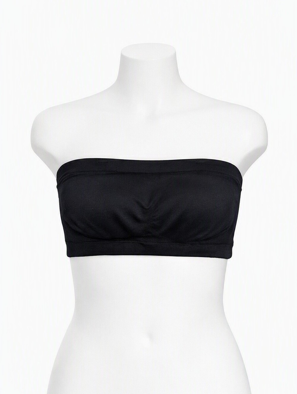 Shapermint Truekind Bandeau Bra Strapless Covertible Women's 2XL Black Shaper